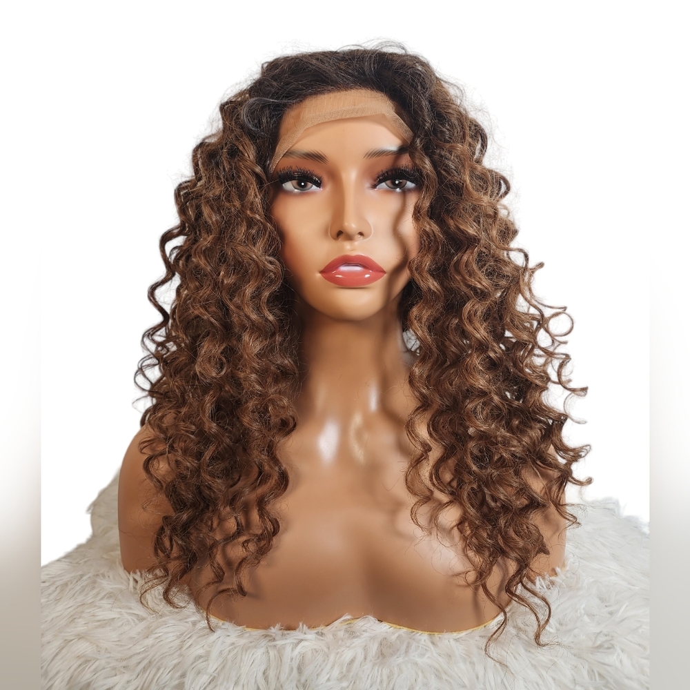 Textured Synthetic Lace Front Wig